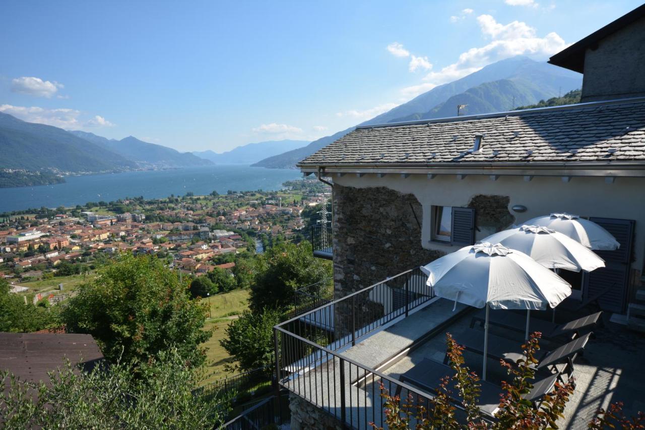 Casa Di Campagna Tony Con Piscina E Vista Lago Gravedona Extérieur photo